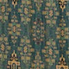 Teal Blue Medallion Jaal Patterned Kurta Set
